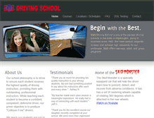 Tablet Screenshot of bbdrivingschool.net